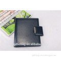 Wholesale Cheap Custom Black PU Leather Office Notebook Holders for Men